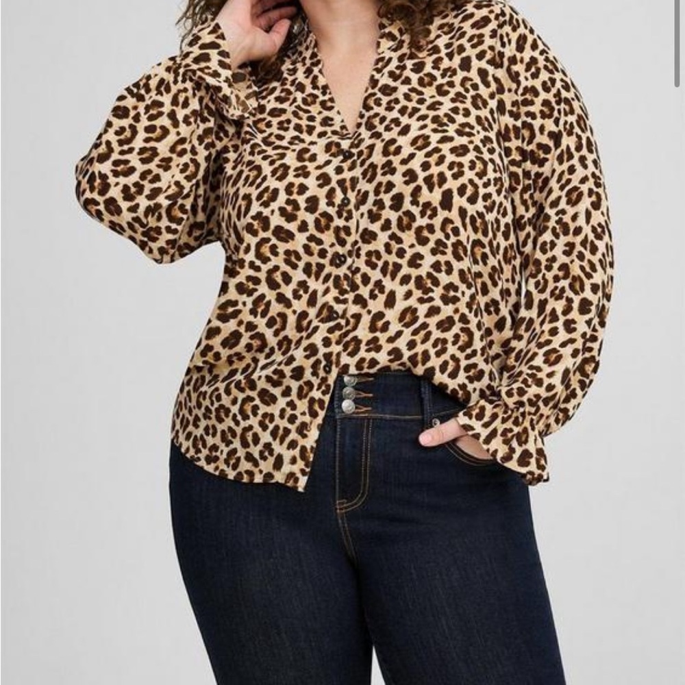 Leopard Print Women's Top